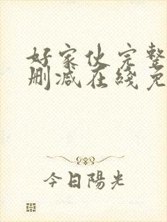 好家伙完整版未删减在线免费观看封面