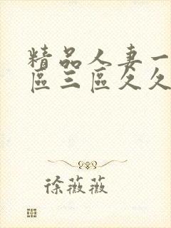 精品人妻一区二区三区久久夜夜嗨