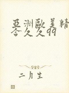 亚洲欧美精品综合久久99封面