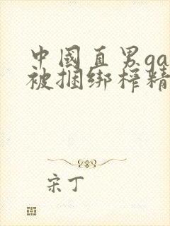 中国直男gay被捆绑榨精封面