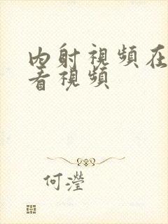 内射视频在线观看视频