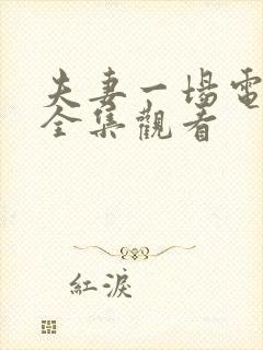 夫妻一场电视剧全集观看