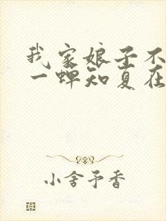 我家娘子不对劲一蝉知夏在线阅读全文免费