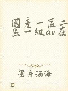 国产一区二区三区一级av在线观看