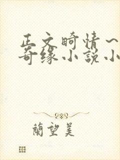 正文畸情～内裤奇缘小说小茹