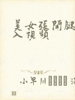 美女张开腿男人入视频