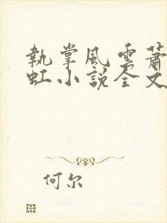 执掌风云萧峥陈虹小说全文在线阅读封面