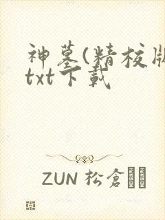 神墓(精校版)txt下载封面