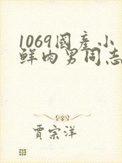 1069国产小鲜肉男同志封面