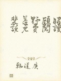 裴羡野顾昭宁小说免费阅读最新章节封面