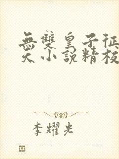 无双皇子征战诸天小说精校版txt封面