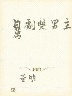 日剧双男主剧推荐