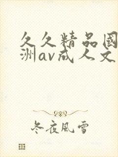 久久精品国产亚洲av成人文字