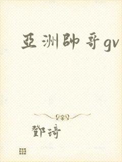 亚洲帅哥gv