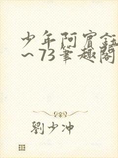 少年阿宾钰慧1～73笔趣阁