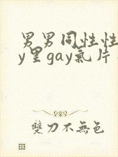 男男同性性gay里gay气片网站