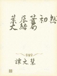 叶辰萧初然最后大结局封面