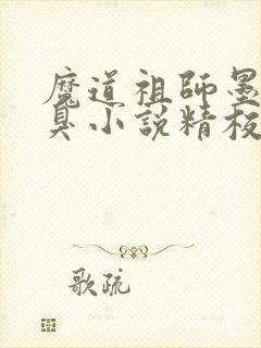 魔道祖师墨香铜臭小说精校版