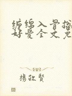 缠绵入骨总裁好好爱全文免费阅读