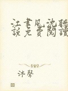 江聿风沈听晚小说免费阅读最新章节