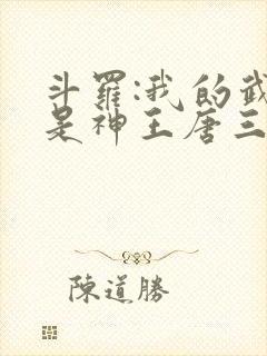 斗罗:我的武魂是神王唐三