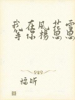 我在风花雪月里等你杨思思