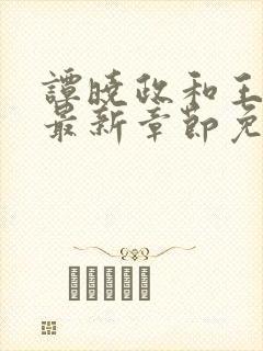 谭晓政和王艳的最新章节免费阅读封面