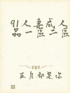 91人妻成人精品一区二区