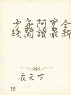 少年阿宾全文在线阅读最新章节免费阅读