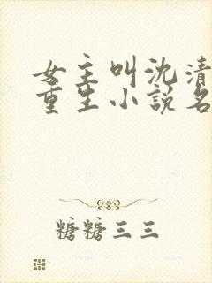 女主叫沈清棠的重生小说名字