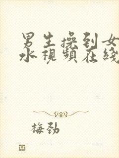 男生操到女生出水视频在线播放黄