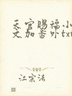 天官赐福小说全文加番外txt