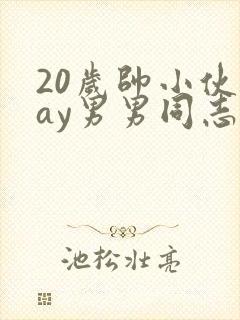 20岁帅小伙gay男男同志网站