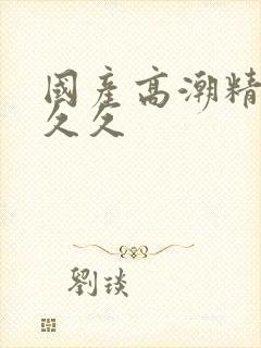 国产高潮精品久久久