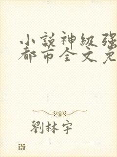 小说神级强者在都市全文免费阅读