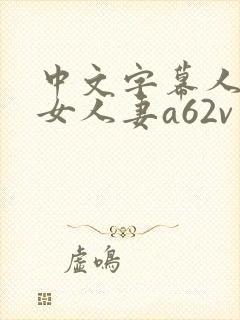 中文字幕人妻熟女人妻a62v网站封面