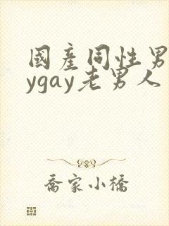 国产同性男gaygay老男人
