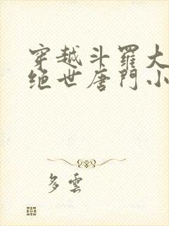 穿越斗罗大陆2绝世唐门小说