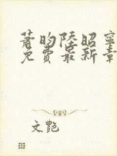 萧昀陆昭宁全文免费最新章节阅读