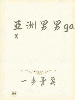 亚洲男男gay x封面