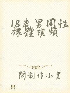 18岁男同性恋裸体视频