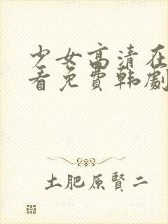 少女高清在线观看免费韩剧