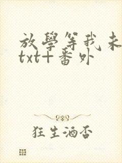 放学等我未删减txt+番外