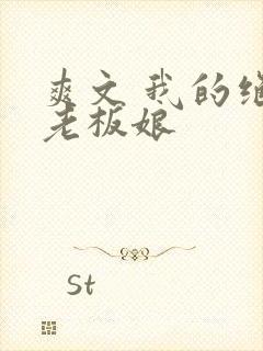 爽文 我的绝色老板娘封面