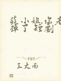 苏小姐,你老公掉了 短剧封面