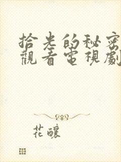 拾光的秘密免费观看电视剧全集封面