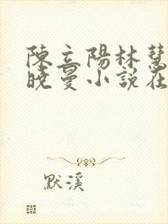 陈立阳林慧兰林晓曼小说在线阅读