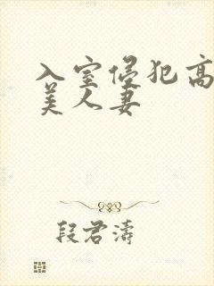入室侵犯高贵的美人妻封面