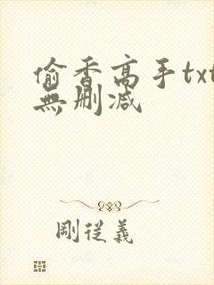 偷香高手txt无删减