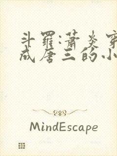 斗罗:萧炎穿越成唐三的小说